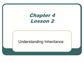 Chapter 4  Lesson 2