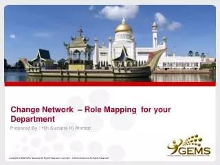 Change Network  – Role Mapping  for your Department