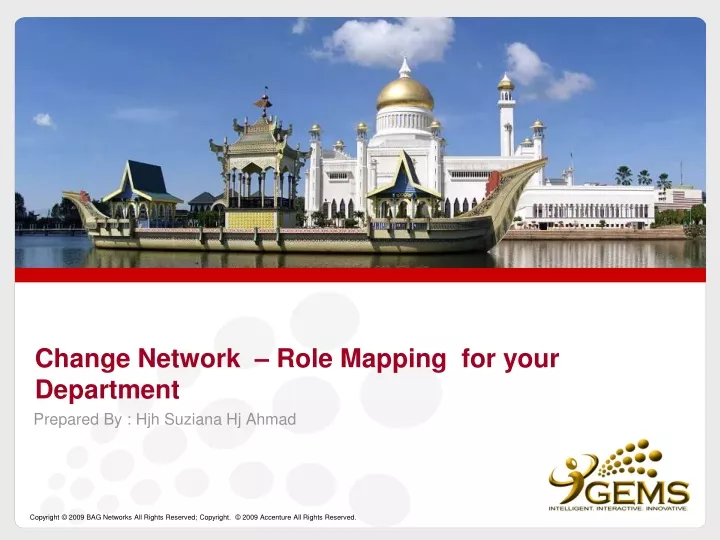 change network role mapping for your department