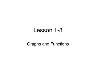 Lesson 1-8