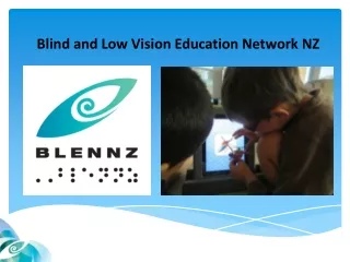 Blind and Low Vision Education Network NZ