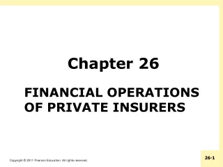 Financial Operations of Private Insurers