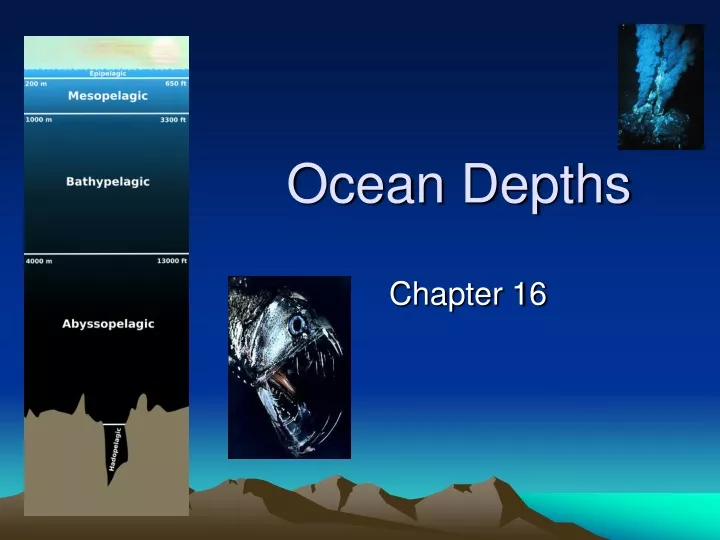 ocean depths