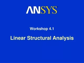 Linear Structural Analysis