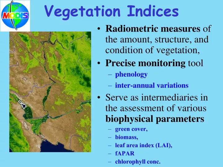 vegetation indices