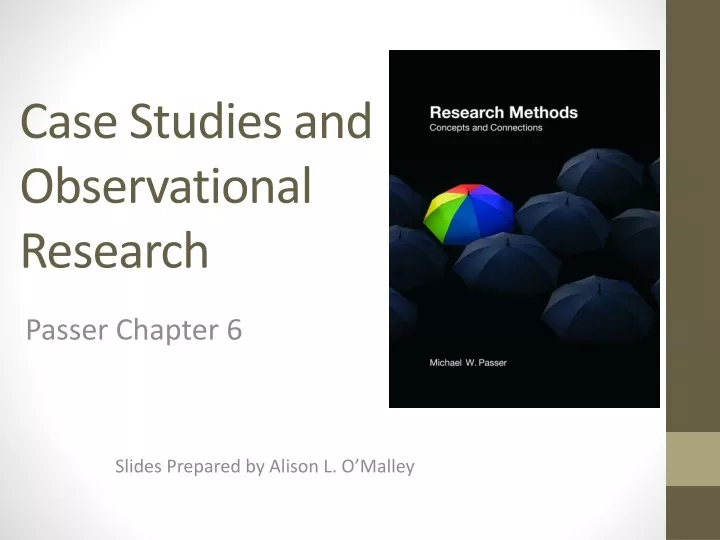 case studies and observational research