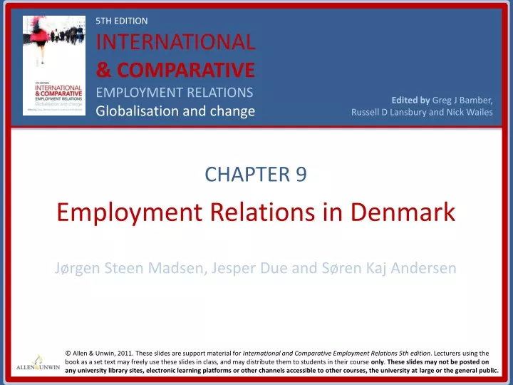 chapter 9 employment relations in denmark j rgen