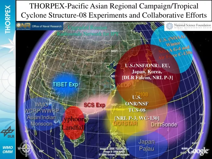 thorpex pacific asian regional campaign tropical
