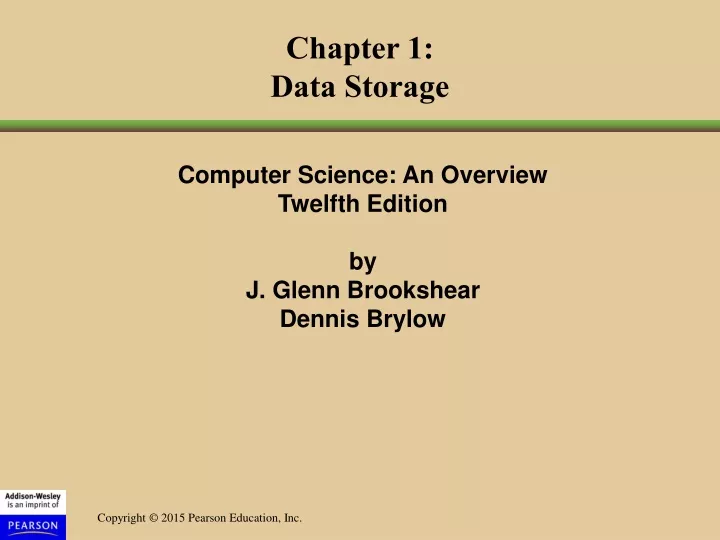 chapter 1 data storage