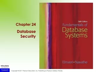 1 Introduction to Database Security Issues