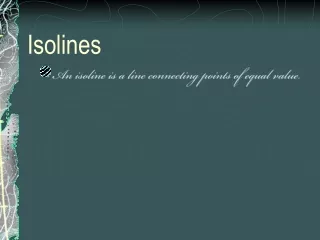 Isolines