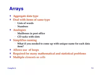 Arrays