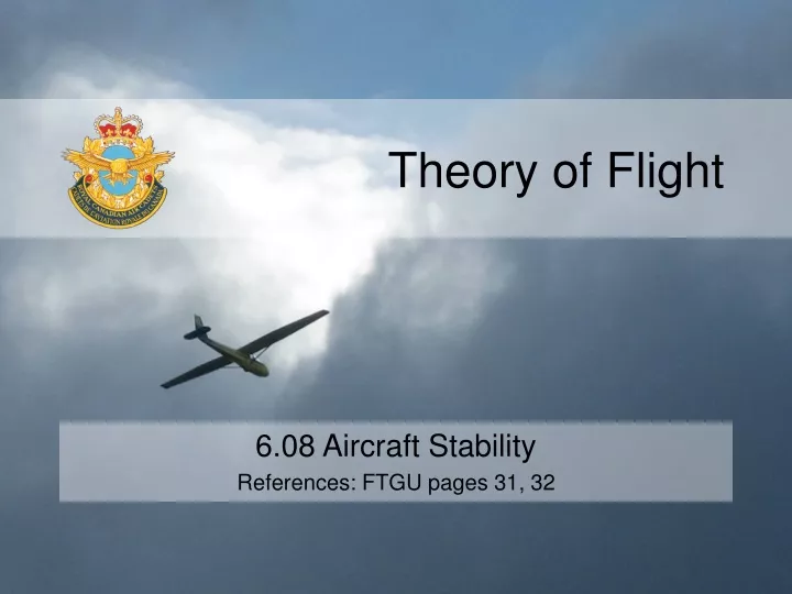 PPT   Theory Of Flight PowerPoint Presentation, Free Download   ID:9440795