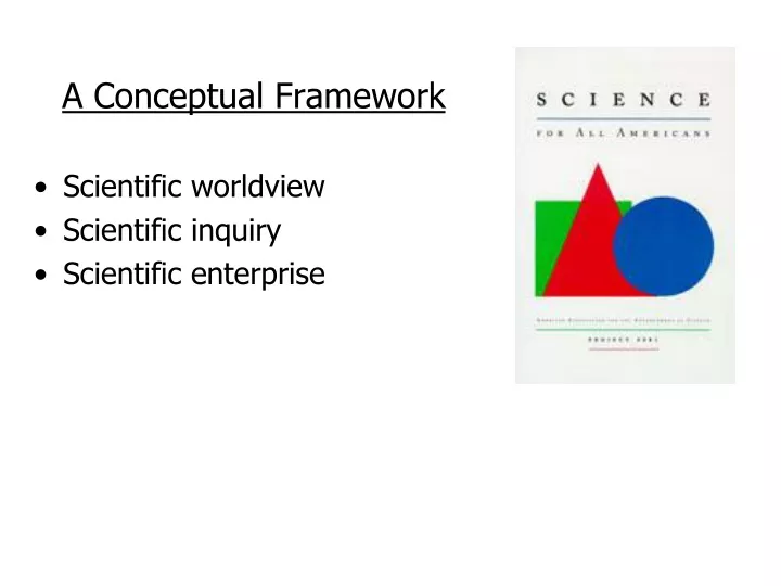 a conceptual framework