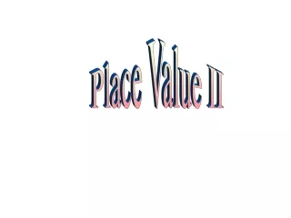 Place Value II