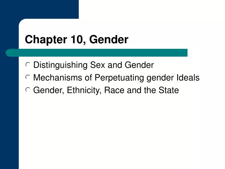 chapter 10 gender