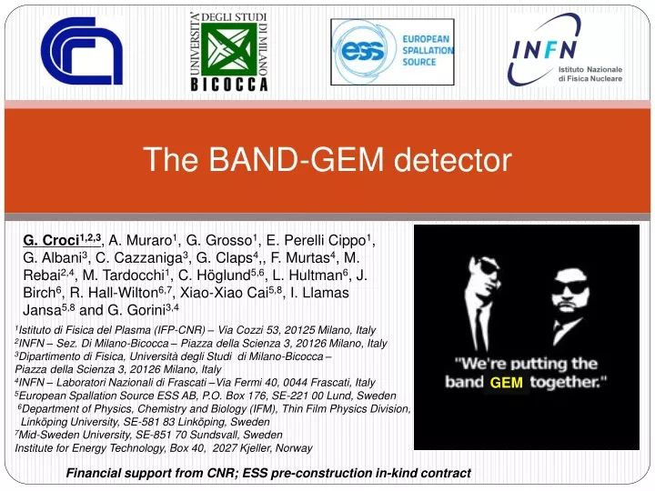 the band gem detector