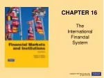 Intervention in the Foreign Exchange Market - slide 1