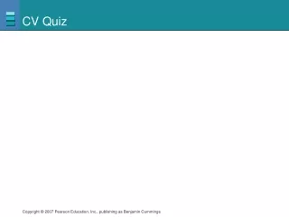 CV Quiz