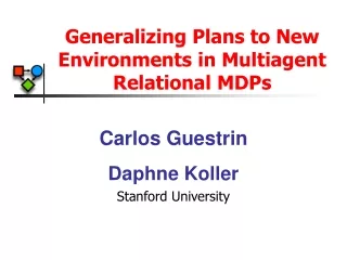 Generalizing Plans to New Environments in Multiagent Relational MDPs