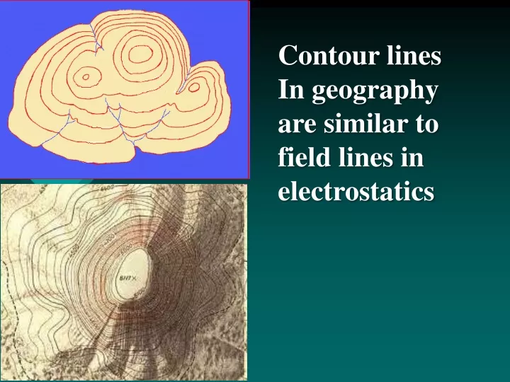 contour lines in geography are similar to field