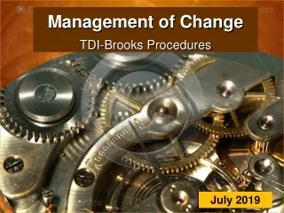 Management of Change