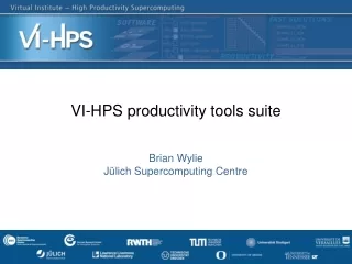 VI-HPS productivity tools suite