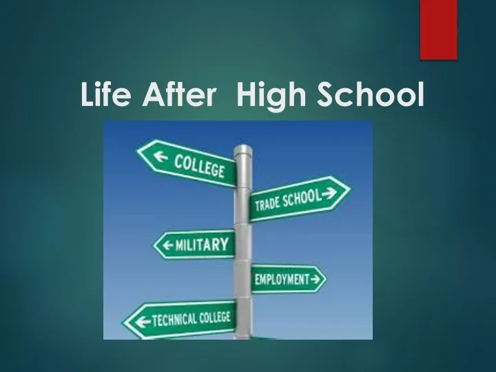 life after high school