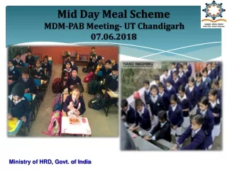 Mid Day Meal Scheme MDM-PAB Meeting- UT Chandigarh 07.06.2018