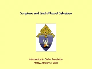 Scripture and God’s Plan of Salvation