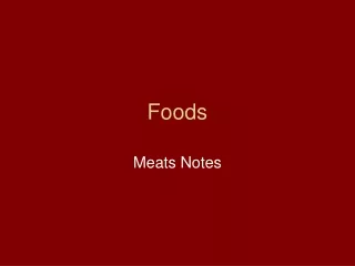 Foods