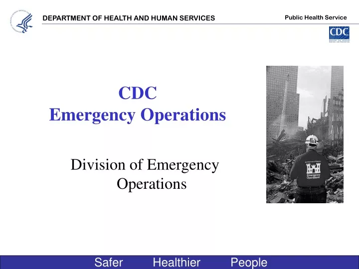 cdc emergency operations