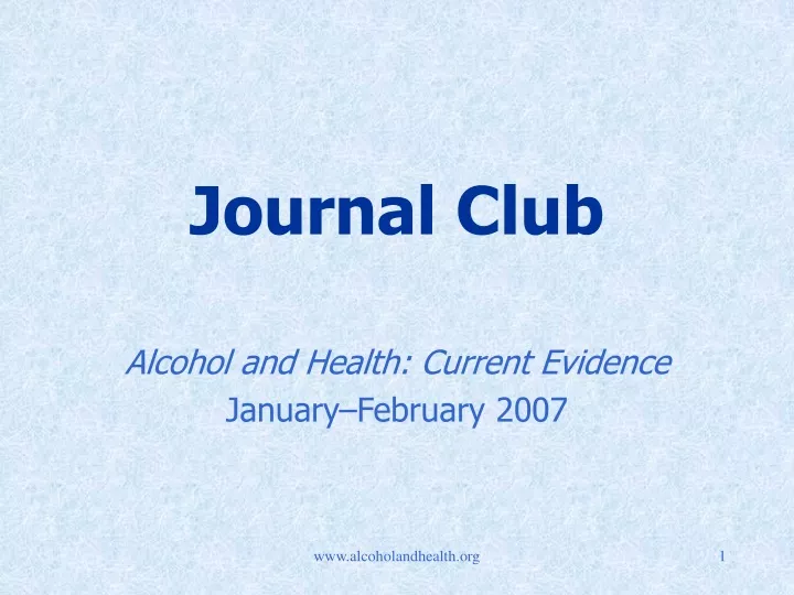 journal club