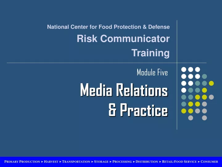 module five media relations practice