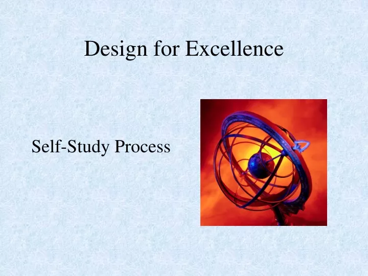 design for excellence