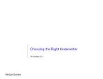 Choosing the Right Underwriter - slide 1