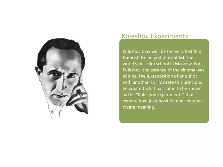 kuleshov experiments