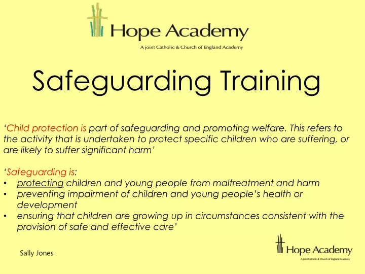 safeguarding training