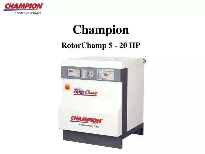 champion rotorchamp 5 20 hp