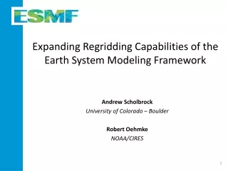 Expanding Regridding Capabilities of the Earth System Modeling Framework