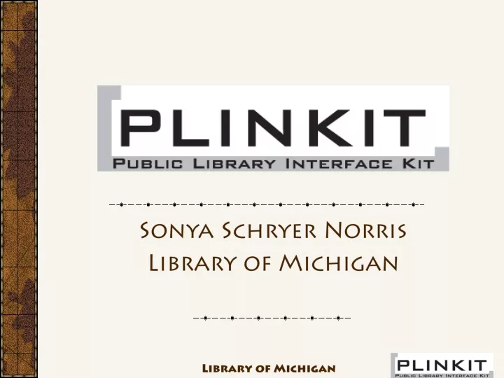 sonya schryer norris library of michigan