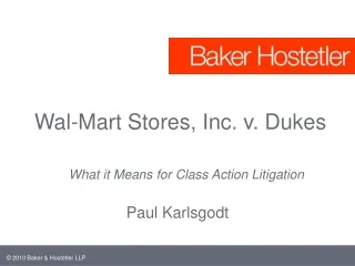 Wal-Mart Stores, Inc. v. Dukes