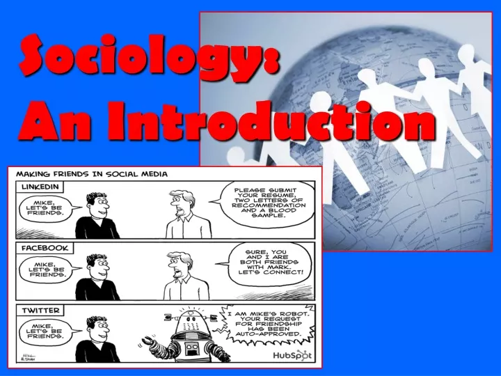 sociology an introduction