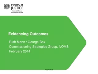 Evidencing Outcomes