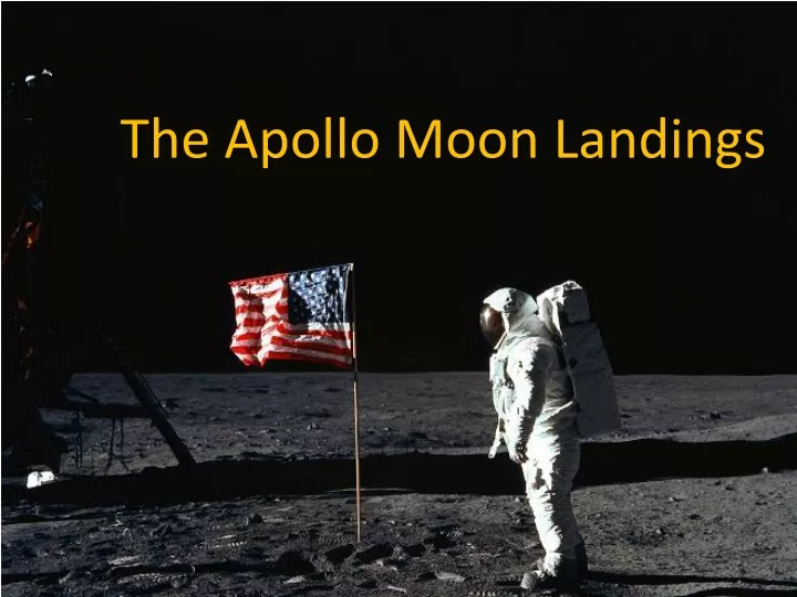the apollo moon landings