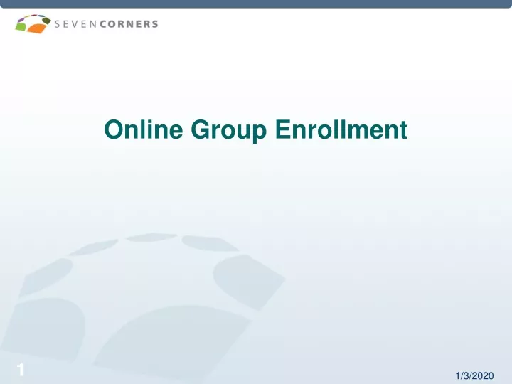 online group enrollment