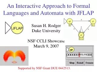 An Interactive Approach to Formal Languages and Automata with JFLAP