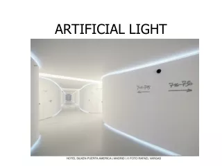 ARTIFICIAL LIGHT