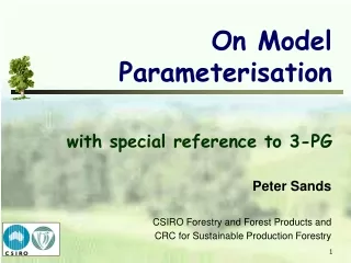 On Model Parameterisation