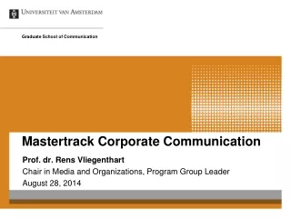 Mastertrack  Corporate Communication